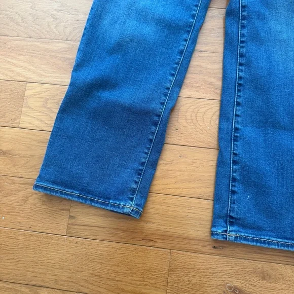 Good American Pull On Straight Power Stretch Jeans Size M Good Legs - Picture 14 of 14